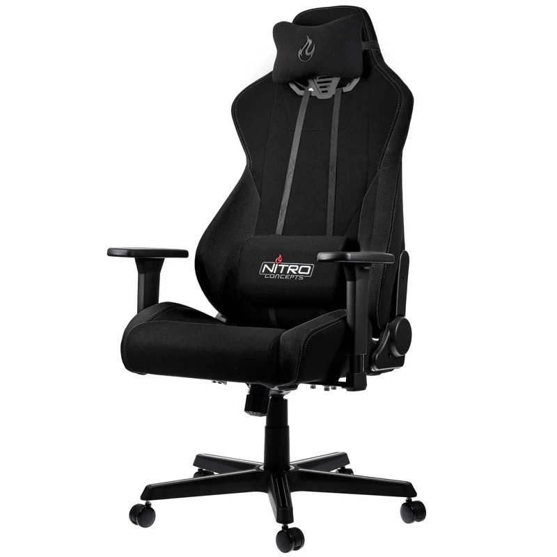 Nitro Concepts S300 žaidimų kėdė - Stealth Juoda
