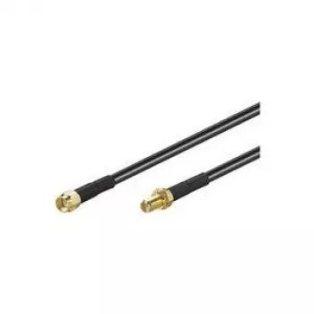 Goobay 51677 WLAN antenos prailginimo kabelis, RP-SMA kištukas – RP-SMA lizdas, 50Ω, 3 m