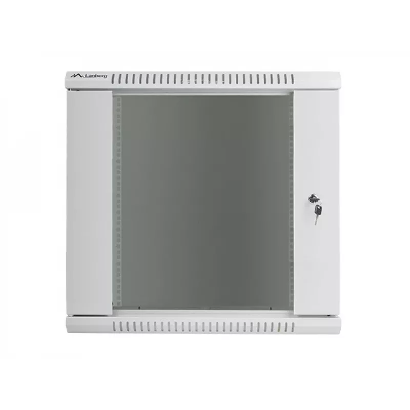 Sieninis tinklo stovas LANBERG WF01-6412-10S, 12U, 19 colių, 600×450×640 mm, IP20, 60 kg