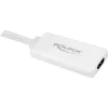 Delock - Video- / Audio-Adapter - USB, 15 pin D-Sub (DB-15) männlich zu HDMI weiblich - 25cm - weiß (62460)