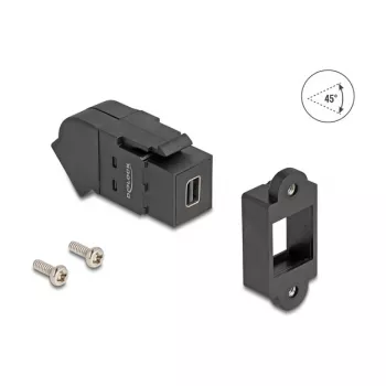 DeLOCK 67154 lyties keitiklis Mini DisplayPort į DisplayPort juodas