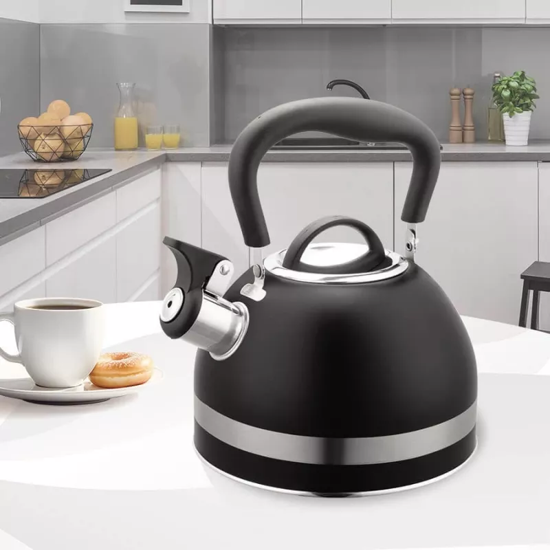 Maestro MR-1336 (MR-1336-BLACK) arbatinukas ant viryklės, juodos spalvos, 1,8 l