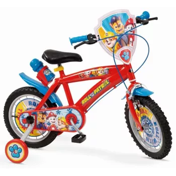 Vaikiškas dviratis 14 colių Paw Patrol raudonas 1478 berniukui naujas TOIMSA