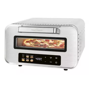 Picos keptuvė ProfiCook PC-PO 1323 – stalviršinė picos orkaitė, 1 pica, 2100 W, nerūdijantis plienas, skaitmeninis laikmatis
