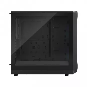 Fractal Design Focus 2 RGB Vidutinis Bokštas Kompiuterio Korpusas su Grūdintu Stiklu - Juodas