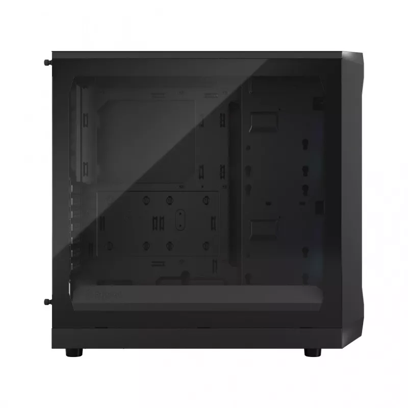 Fractal Design Focus 2 RGB Vidutinis Bokštas Kompiuterio Korpusas su Grūdintu Stiklu - Juodas