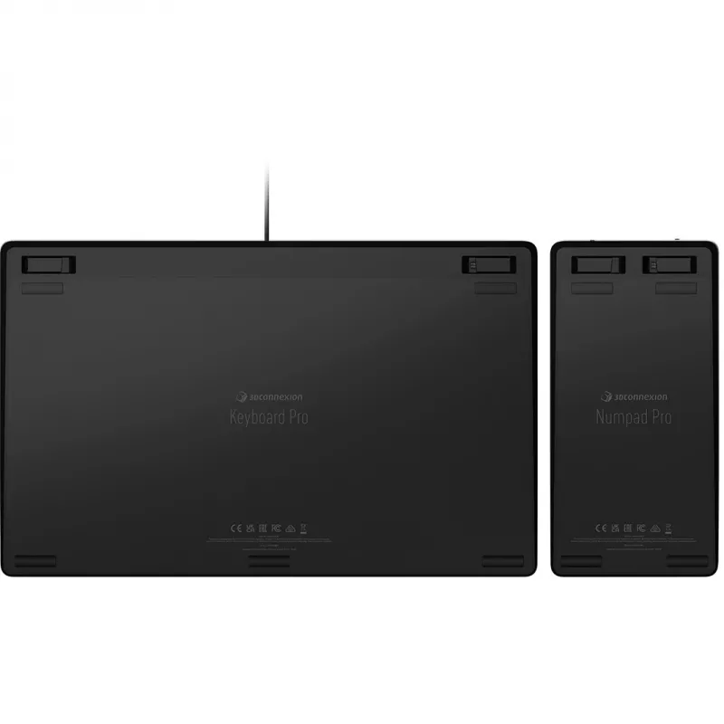 3Dconnexion Pro su Numpad klaviatūra Office USB RF belaidė Bluetooth QWERTZ Šveicariška juoda