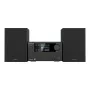 Kenwood M-725DAB-B namų garso mikro sistema, 25 W, juoda (M725DABB)
