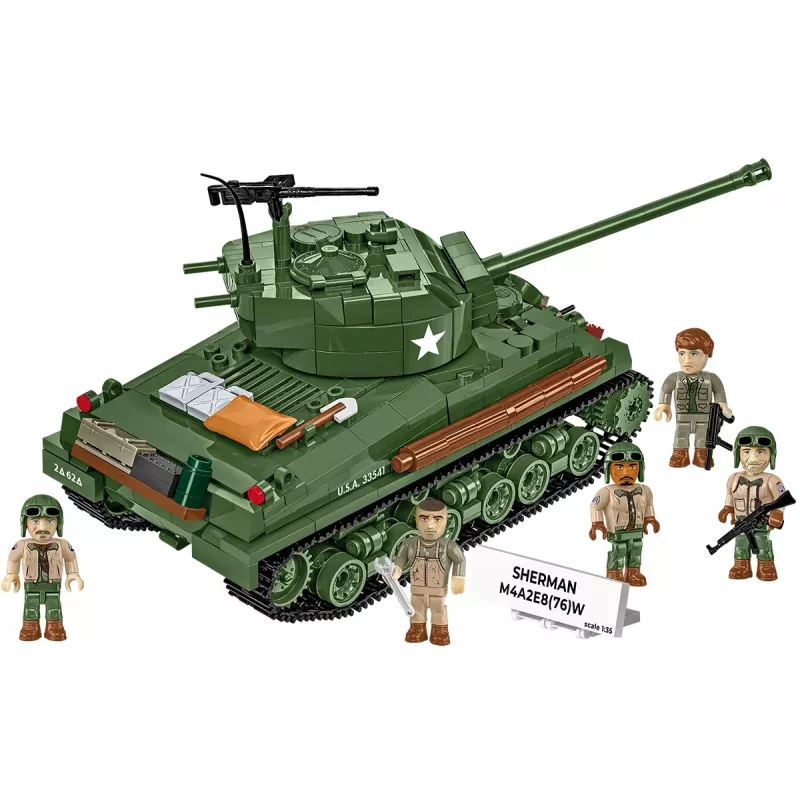 Konstruktorius Sherman M4A2E8 865 kaladėlių