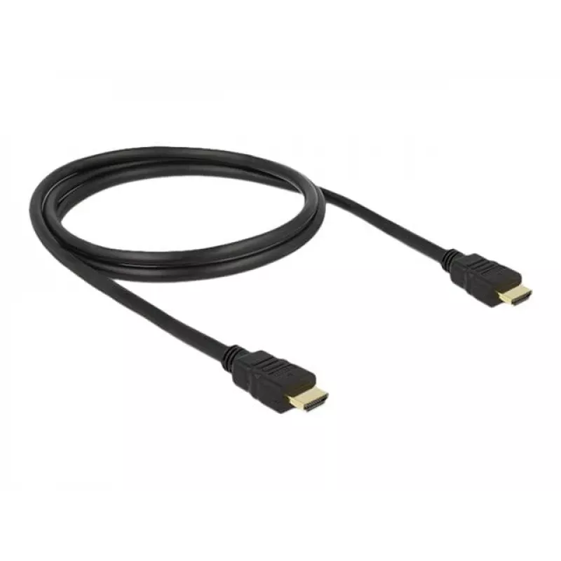 HDMI kabelis DeLOCK 84752 1 m, A tipo kištukas–kištukas, juodas