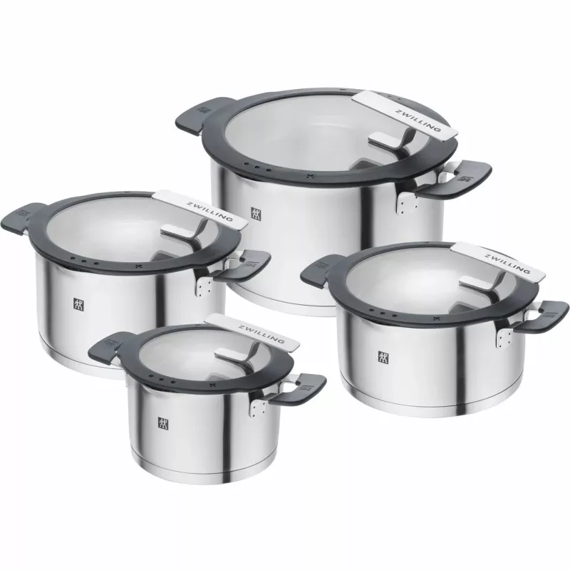 Puodų rinkinys ZWILLING SIMPLIFY 66870-004-0 Nerūdijantis plienas 4 vnt. Sidabrinis Juodas