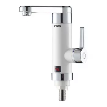 Momentinis vandens šildytuvas NOVEEN IWH460 4600W 220–240V, be bako, prie vartojimo vietos, 2,5 l/min, IPX4, LED ekranas