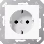 Kištukinis lizdas Jung A 520 WW, CEE 7/3, 250 V, 16 A, baltas, duroplast