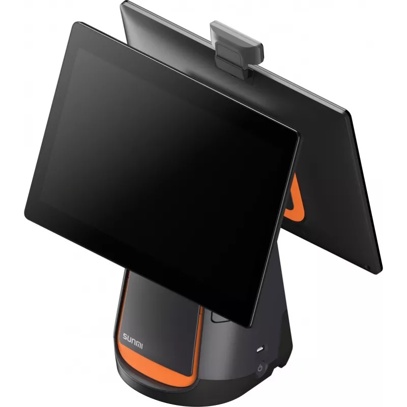 Stalinis POS terminalas T2s, Android 9, 15,6+10 colių, 4/64GB, 80mm, WiFi