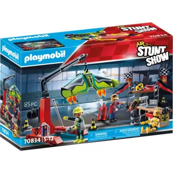 70834 Playmobil Oro Triukų Šou Aptarnavimo Stotis, Konstrukcinis Žaislas