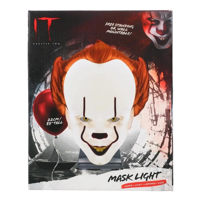 Stalinė lempa Paladone Mask Light PP11207ITV2 Pennywise LED, teminė kaukės formos šviesa