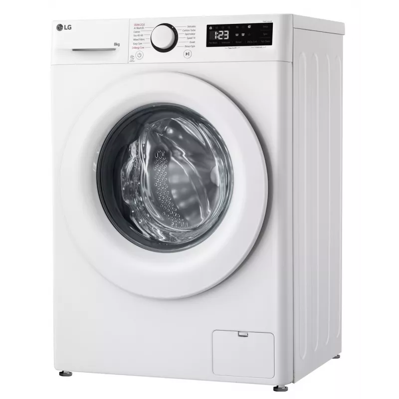 LG F2WR508SWW Skalbimo mašina, priekinis pakrovimas, 8 kg, 1200 aps./min., garo funkcija