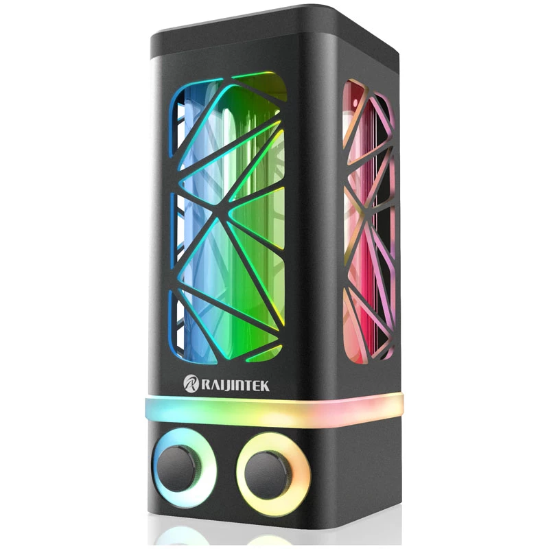 RAIJINTEK ANTILA PURE R100B rezervuaras 172.5 mm ARGB juodas vandens aušinimui