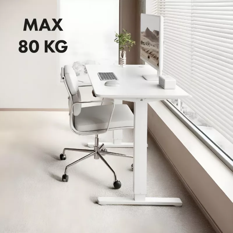 Elektrinis reguliuojamo aukščio stalas ergo office ER-400 W — maksimalus aukštis 1160 mm, maksimali apkrova 80 kg