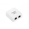 Lanberg OS6-0002-W Laidinės sąsajos / lyties adapteris 2 x RJ-45 Baltas