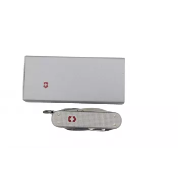 Victorinox Swiss Army Knife Mini Champ Alox raudona V-0.63 81.26 — kompaktiškas daugiafunkcis įrankis su Alox žvyneliais