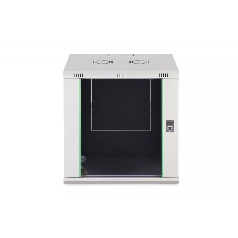Sieninis stovas DIGITUS Dynamic-N 12U 600x600 mm IP20, rakinamas, kabelių valdymas, nesurinktas