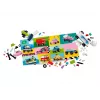 LEGO Classic Creative Vehicles Spalvingų automobilių rinkinys su policijos automobiliu ir 11023 žalia pagrindo plokštė 32x32