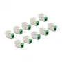 DeLOCK 88116 keystone modulis plokščias žalias RJ-45 10 vnt.
