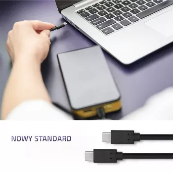 QOLTEC USB 3.1 laidas Type-C į Type-C, 3 m