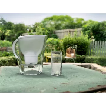 Vandens filtro ąsotis BRITA Marella XL, 3,5 l talpa, su 2 Maxtra+ Pro kasetėmis