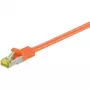 Tinklo kabelis Goobay RJ-45 CAT7 5m Oranžinis S/FTP