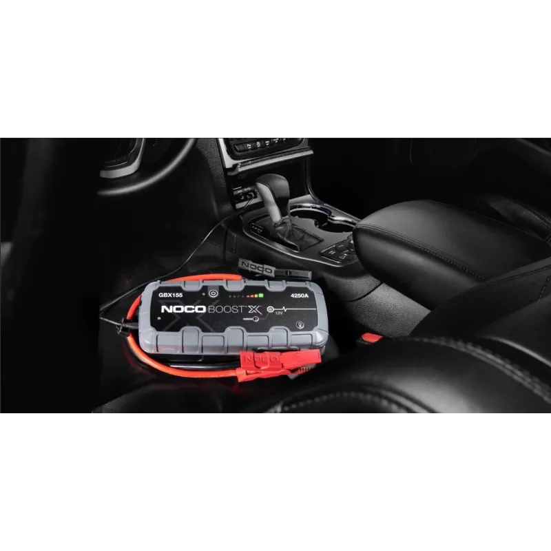 Automobilio užvedimo starteris NOCO GBX155, 4250 A, 99 Wh Li-Ion, 60 W įkrovimas, IP65, įmontuotas 500 lm LED žibintuvėlis