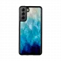 iKins dėklas Samsung Galaxy S21+ — apsauginis užpakalinis dangtelis, mėlynas ežero juodas