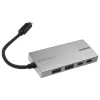 USB 3.1-C adapteris SILVERSTONE SST-EP09C — USB-C į USB-A jungtis, sidabrinė spalva