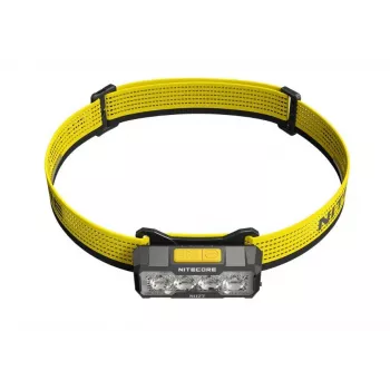 Nitecore NU27 žibintuvėlis juodas, geltonas galvos dirželis LED
