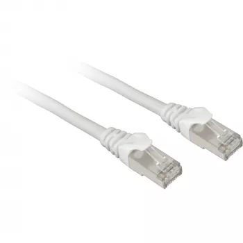 Tinklo kabelis Sharkoon Patch SFTP RJ-45 Cat.7a 2m Baltas