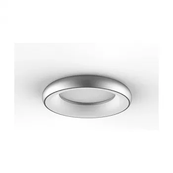 Synergy 21 LED lubinis šviestuvas Donut nw sidabrinis 25w