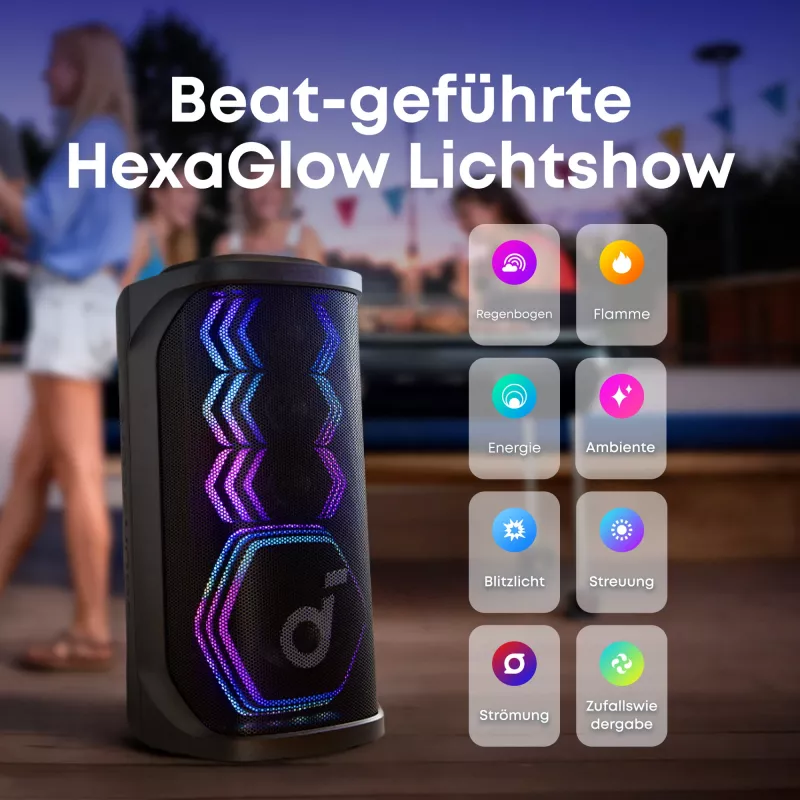 Garsiakalbis Soundcore Rave 3S juodas