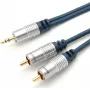 Garso kabelis ShiverPeaks 30833MHQ, 2 RCA – 3,5 mm stereo, 3,0 m