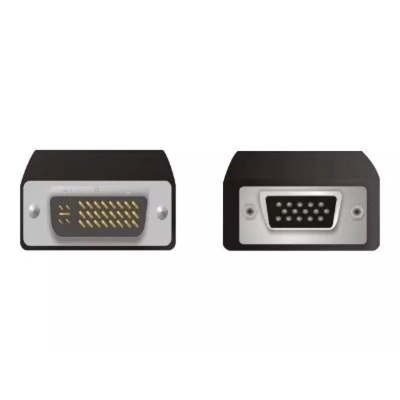 Adapteris Delock VGA 15pin kištukas į DVI 24+5 lizdas 65016