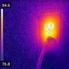 FLIR C3-X termovizinė kamera juoda 1800 mAh Vanadium Oxide Uncooled FPA įmontuotas ekranas 128 x 96 pikselių LCD 640 x 480 pikselių