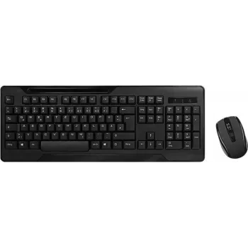 Logilink belaidis klaviatūros ir pelės rinkinys 2,4 GHz, 1000DPI, juoda (ID0194)