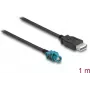 DeLOCK laidas HSD Z moteriškas į USB 2.0 Type-A moteriškas 1 m