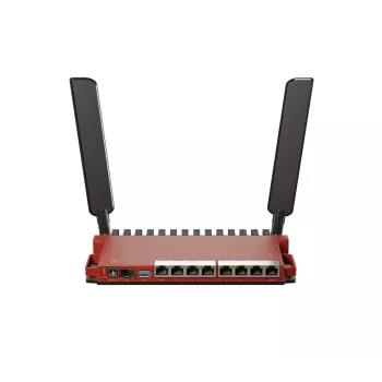 Mikrotik L009UiGS-2HaxD-IN belaidis maršrutizatorius Gigabit Ethernet vienos juostos (2,4 GHz) raudonas