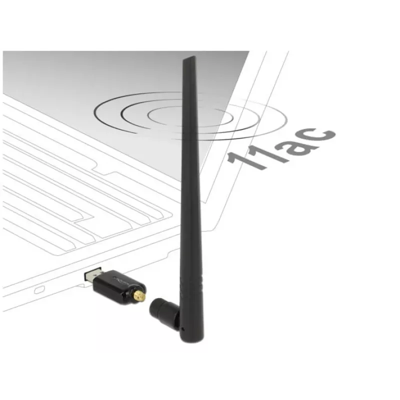 Belaidžio tinklo USB adapteris DeLOCK 12535