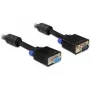VGA kabelis DeLOCK 1m VGA (D-Sub) juodas