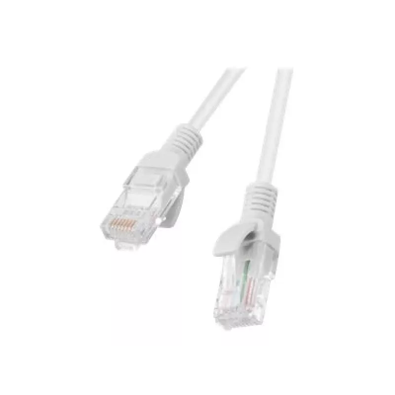 Tinklo kabelis LANBERG PCU6-10CC-0150-S Cat6 U/UTP RJ-45 iki RJ-45 1,5 m Pilka