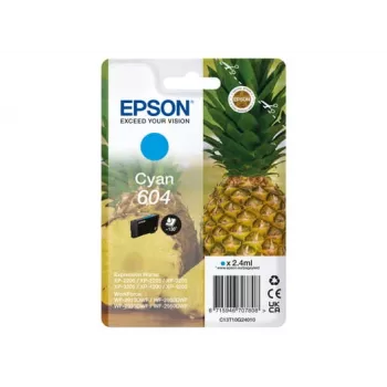 Epson 604 kasetė 1 vnt. Originali standartinė išeiga Cyan
