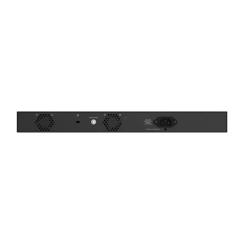 D-Link DMS-1250-28/E valdomas 28 prievadų 2,5G Multi-Gigabit tinklo jungiklis su 4 x 10G SFP+ prievadais