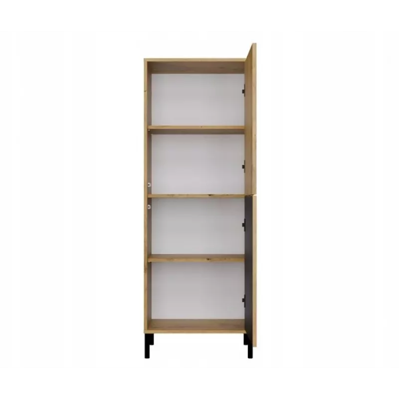 KAMARO 2DK plonas/GŁ ąžuolas ARTISAN DISPLAY CABINET